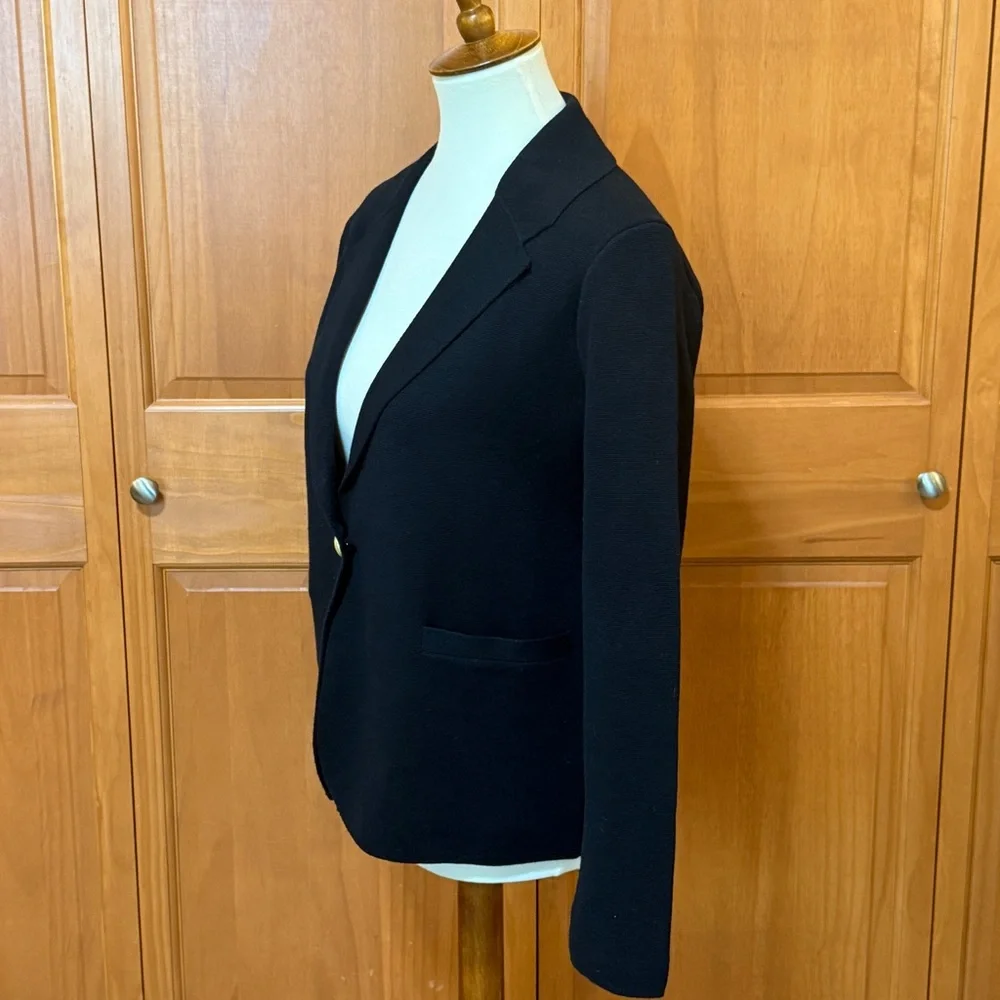 J Crew Camille Black Sweater Blazer